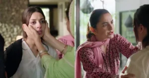 A scene from Pakistani drama Qarz e Jaan. 